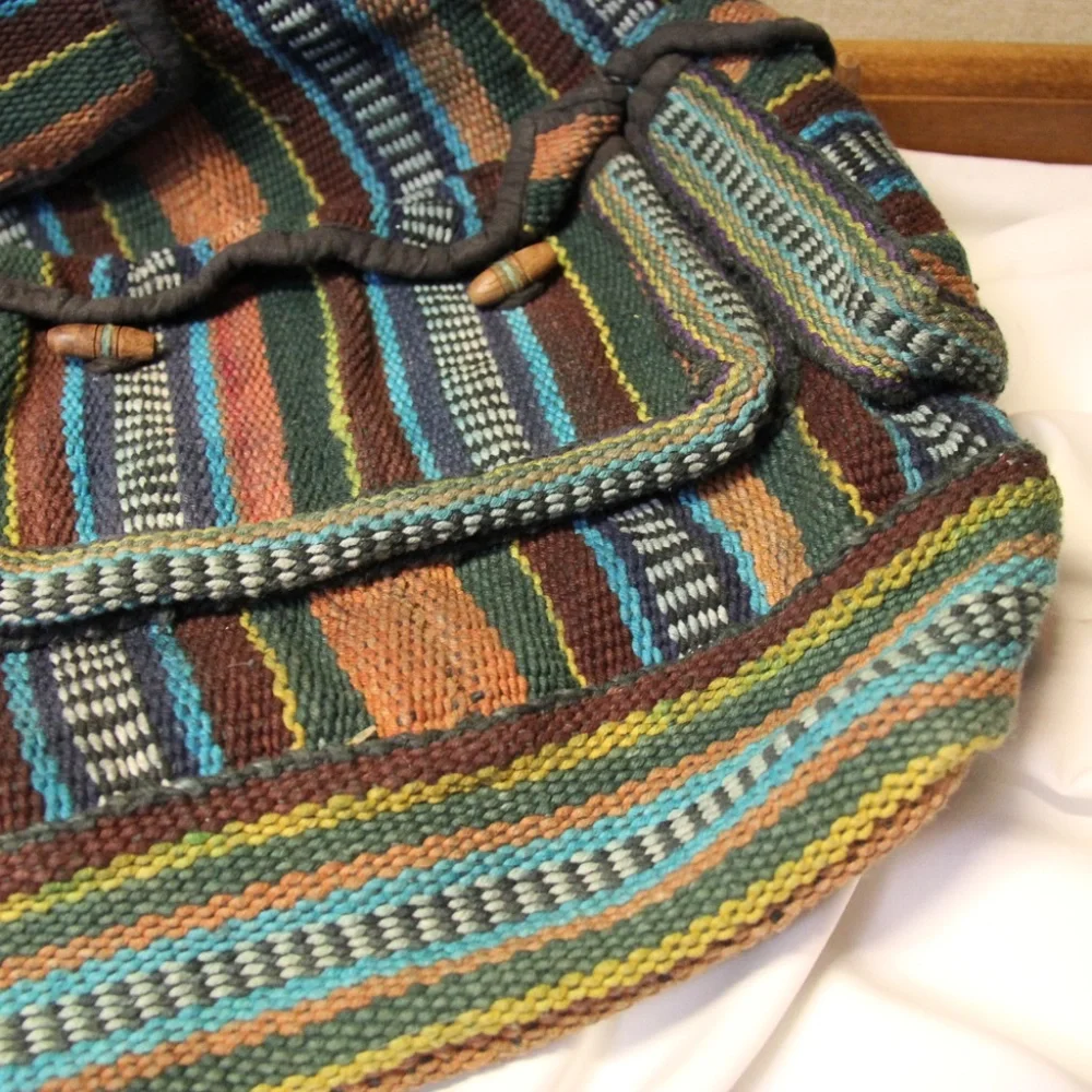 Artisan Backpack Handwoven Multicolor